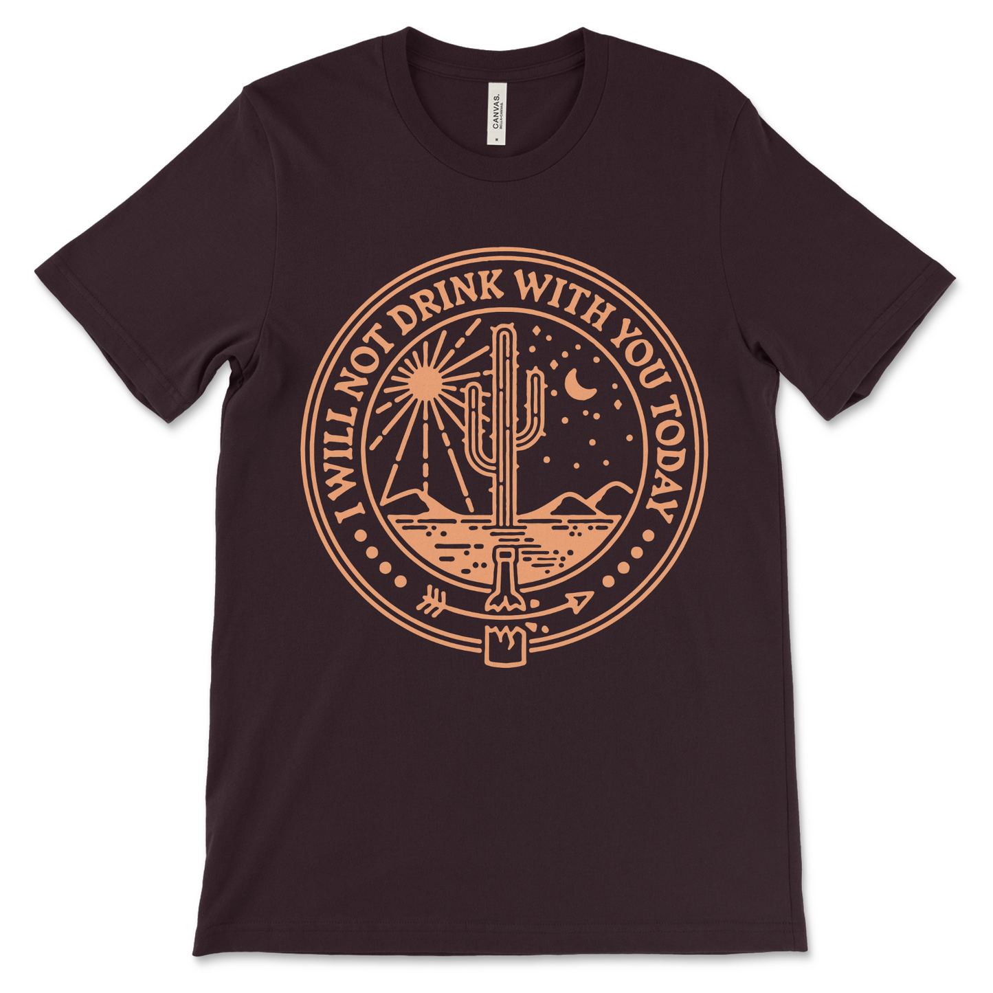 AA shirt with IWNDWYT text, a piece of addiction recovery clothing and sober apparel for anyone living a clean lifestyle.