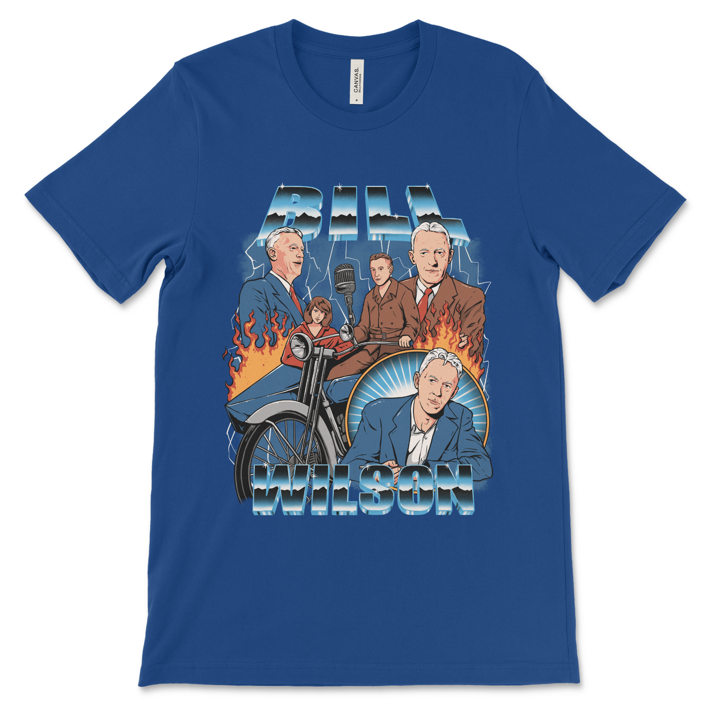 Alcoholics Anonymous recovery shirt, Bill W. humor tee and AA sobriety apparel.