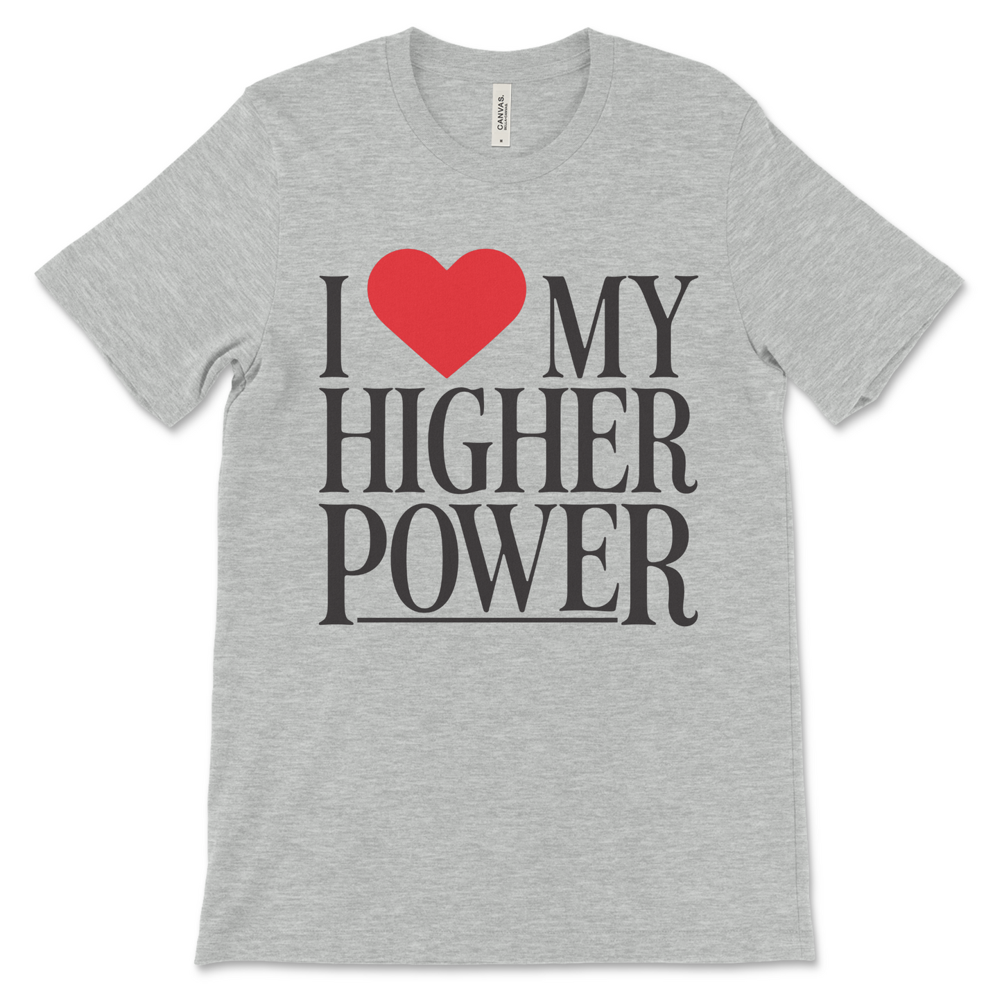 Spiritual sobriety shirt for sponsors and sponsees, perfect AA and NA clothing for those embracing Higher Power guidance