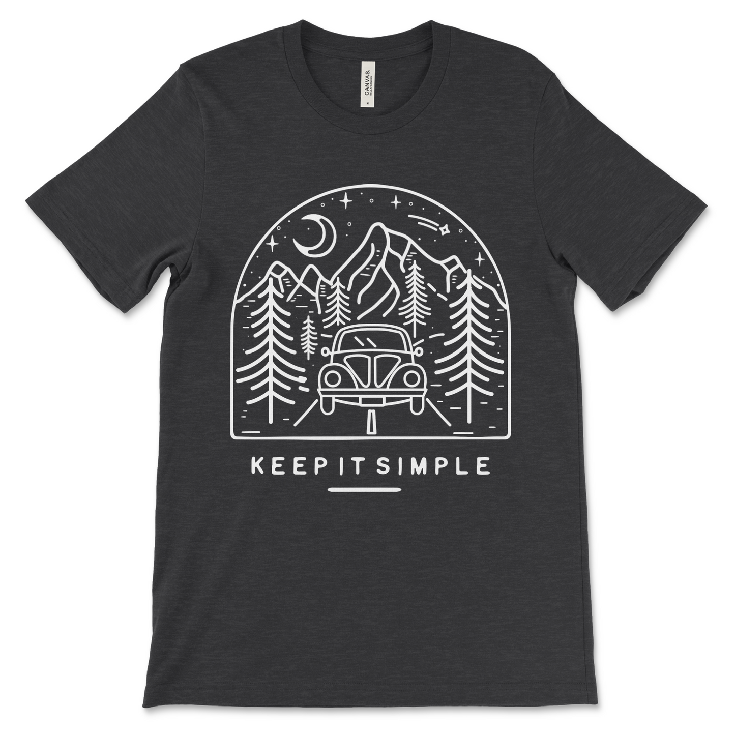 Sobriety shirt with Keep It Simple design, recovery apparel and recovery gift.