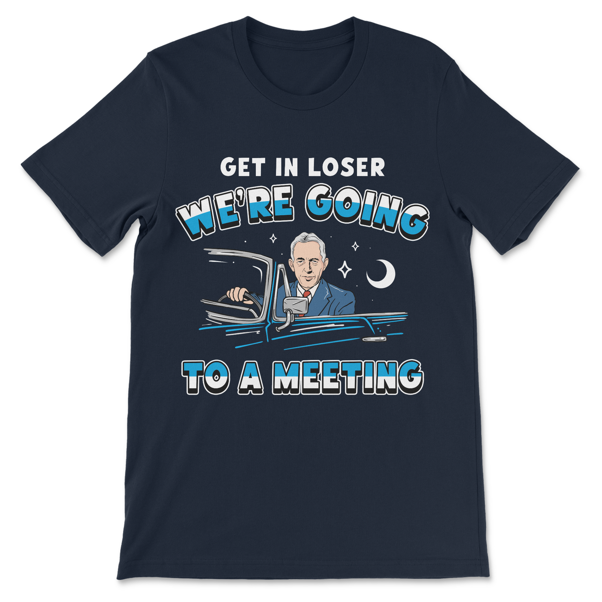 Bill W. recovery shirt featuring a meme-style illustration for fans of AA and sober living.
