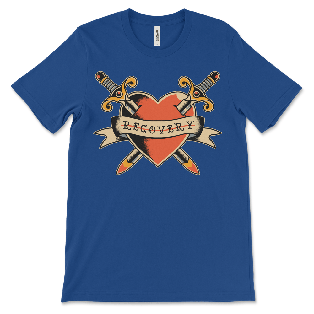 Recovery Tattoo | Recovery Graphic Tee - Image 3