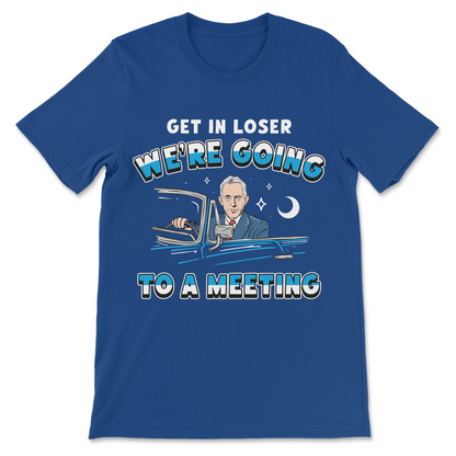 Funny recovery shirt with a Bill W. meme design for people celebrating sobriety through Alcoholics Anonymous.
