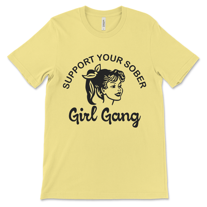 Women’s sober living shirt for AA and NA members, sobriety apparel and recovery gift idea.
