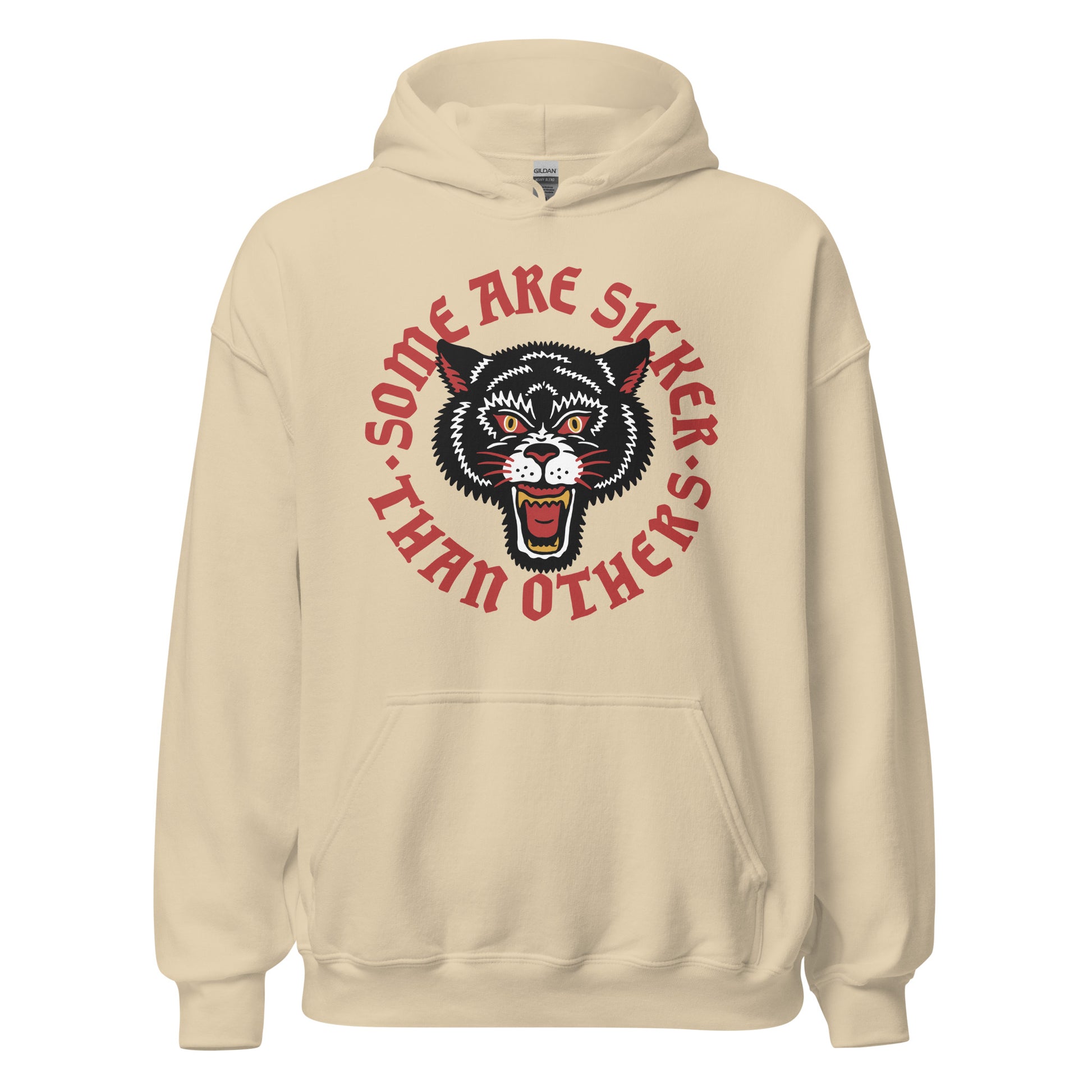 Addiction recovery sweatshirt with classic slogan Some Are Sicker Than Others, sobriety apparel
