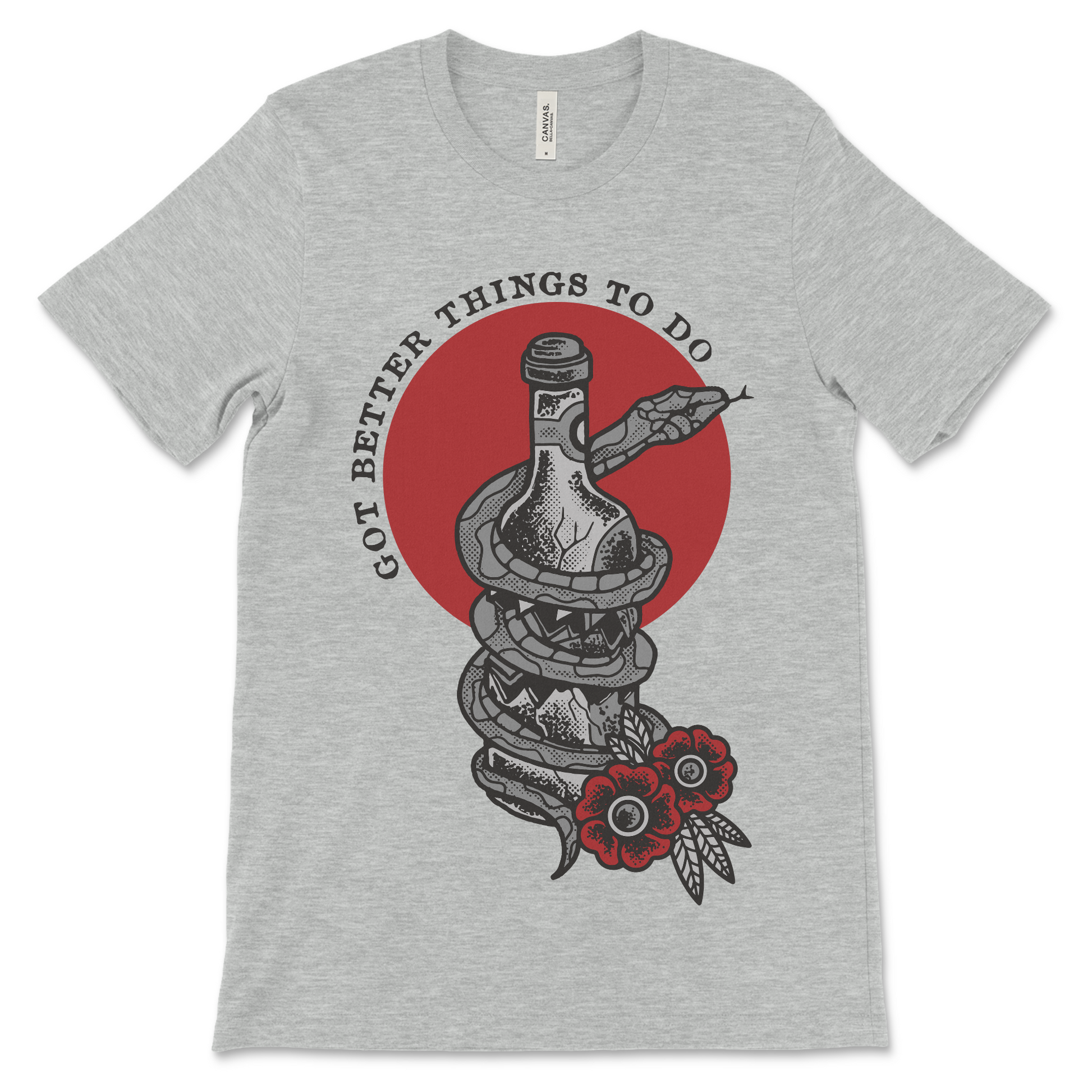 NA shirt with Got Better Things To Do message, sobriety apparel for meetings and recovery anniversaries

