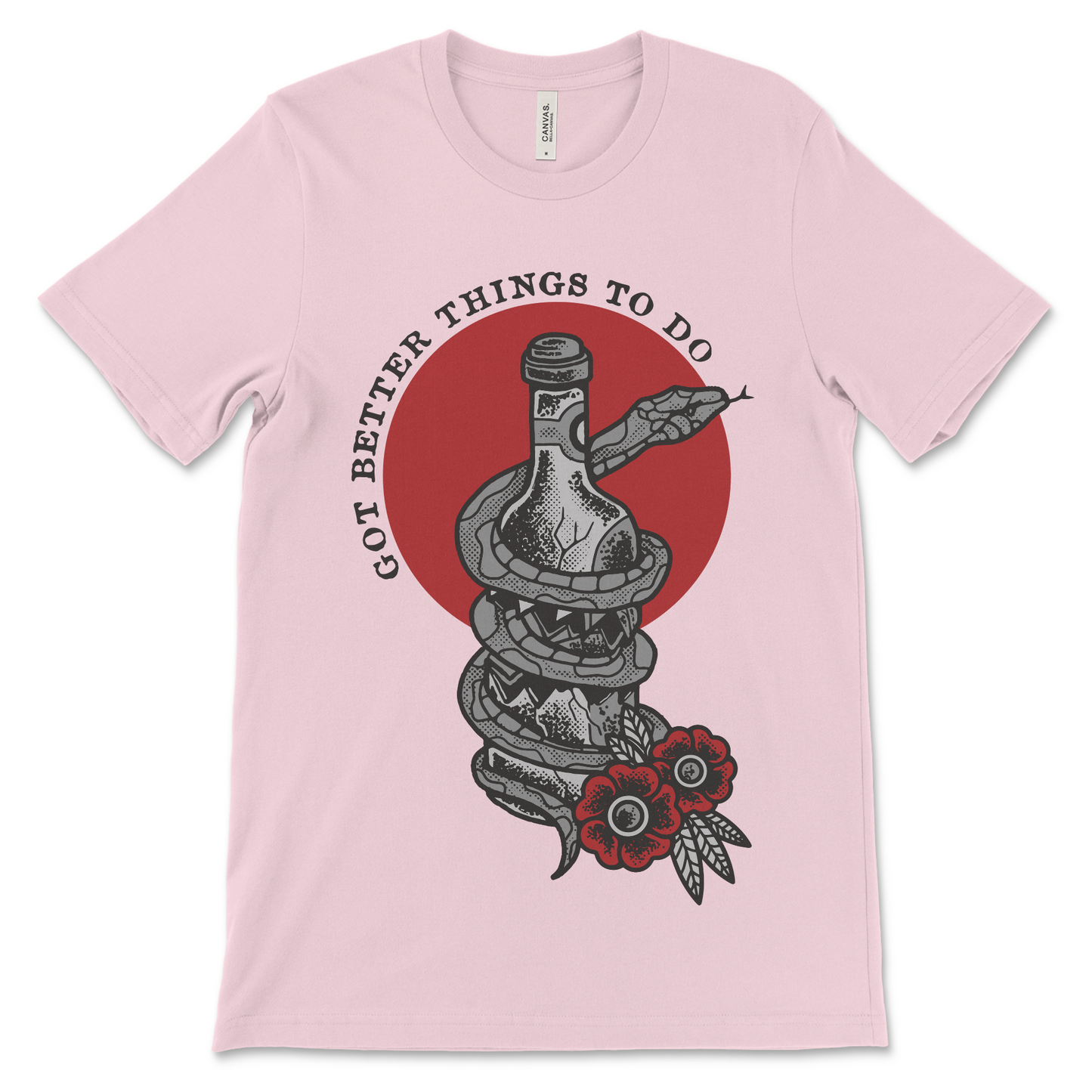 Recovery gift idea, Got Better Things To Do sobriety shirt for AA and NA members living sober
