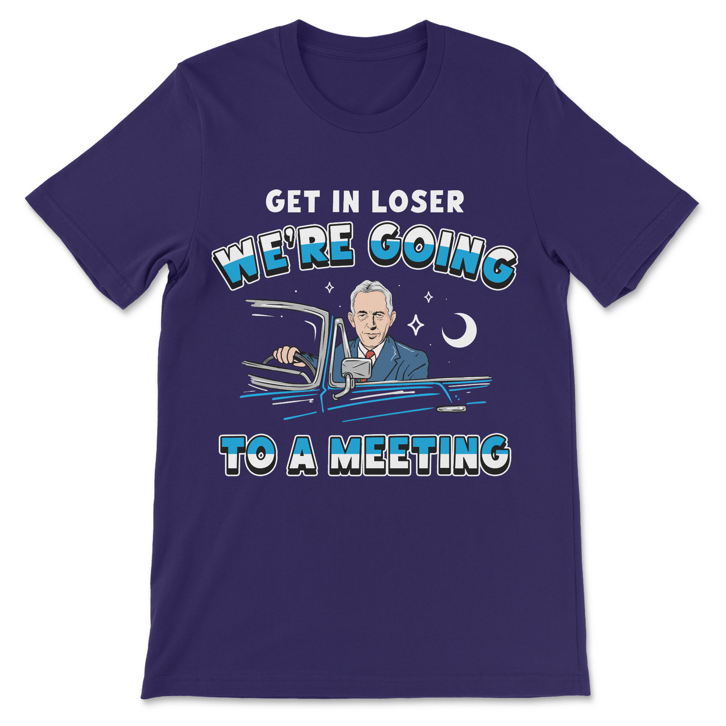 Funny AA shirt with a Bill W. design inspired by Alcoholics Anonymous fellowship and recovery humor.
