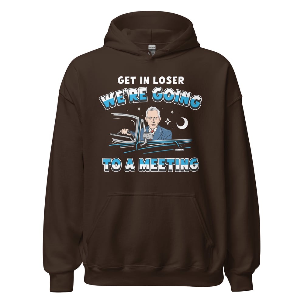 Recovery hoodie with a meme-inspired design for people in AA, ideal for sober anniversaries and bill Wilson fans.