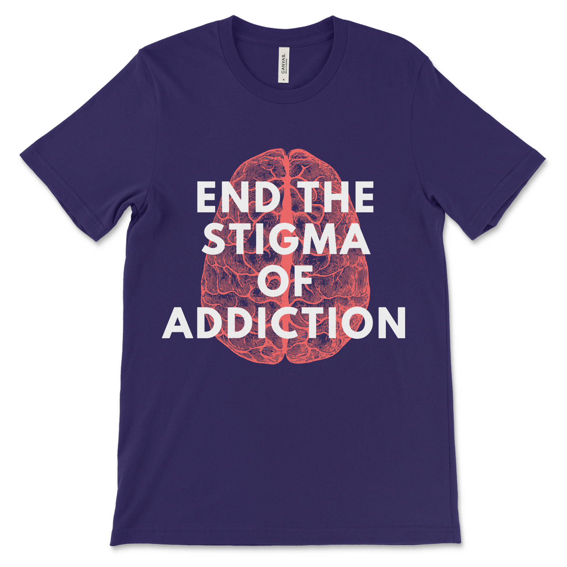 Recovery shirt with awareness message, sobriety clothing and NA recovery gift shirt.
