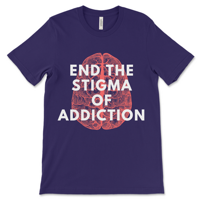 Recovery shirt with awareness message, sobriety clothing and NA recovery gift shirt.
