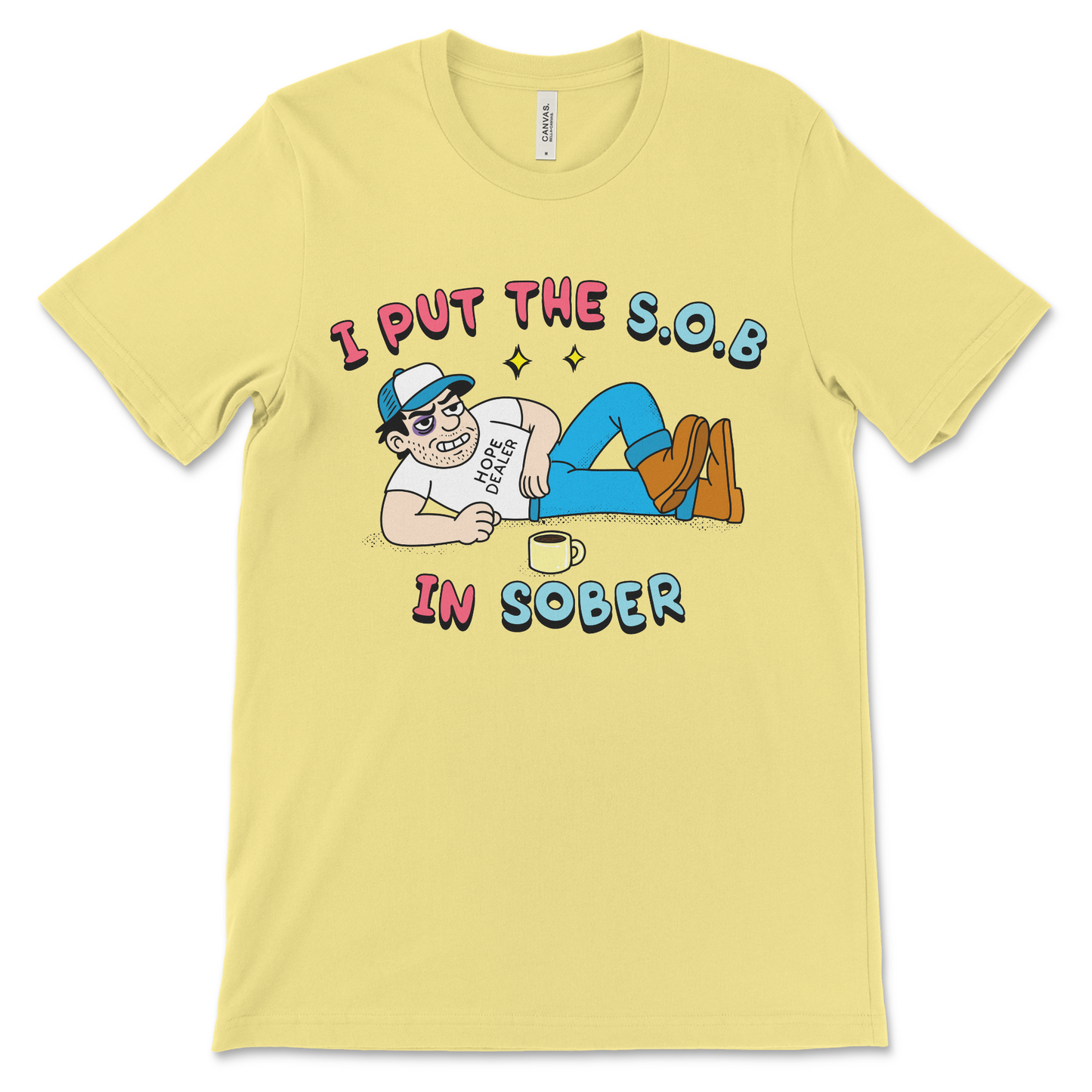 Funny AA shirt recovery clothing sober apparel with sarcastic slogan