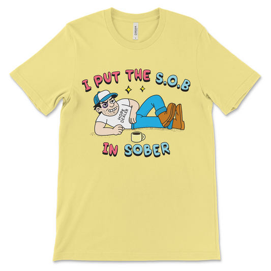 Funny AA shirt recovery clothing sober apparel with sarcastic slogan