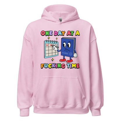 Sober apparel hoodie designed as recovery clothing and supportive sobriety gift
