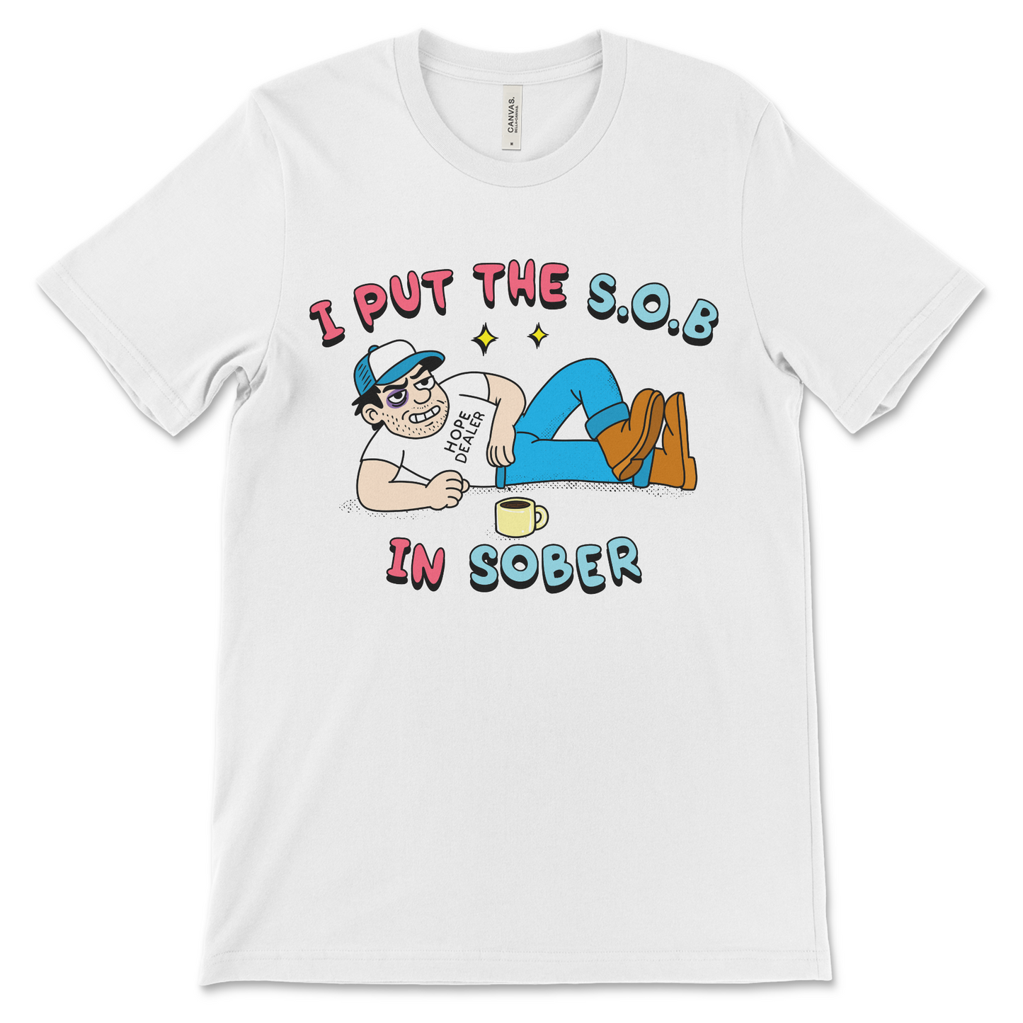 Sobriety shirt for 12 step meetings and sober anniversaries, funny recovery clothing