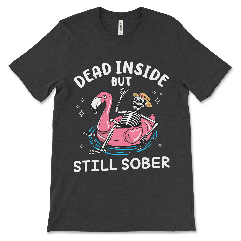 Funny sobriety shirt for AA and NA programs, recovery clothing and sober gift idea.
