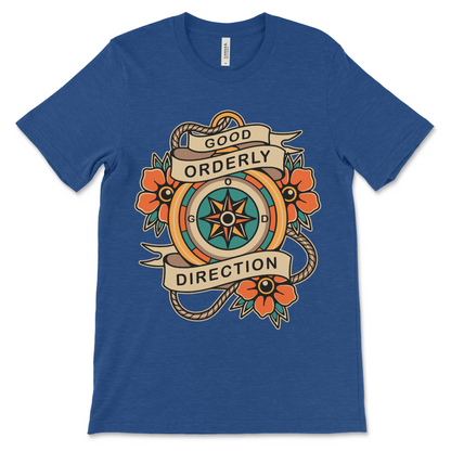 Recovery shirt with G.O.D. acronym, AA clothing and NA sobriety gift.

