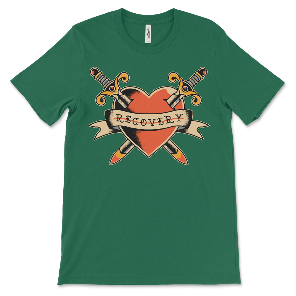 Recovery Tattoo | Recovery Graphic Tee - Image 4