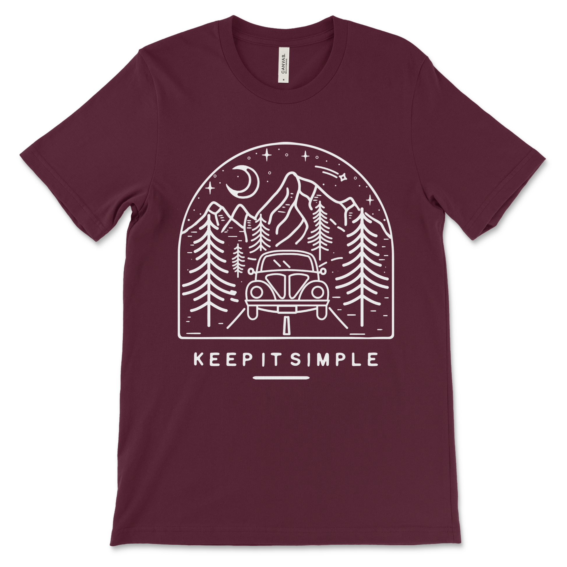 Keep It Simple recovery shirt, addiction recovery apparel and sobriety gift shirt.
