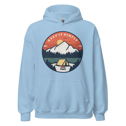 Recovery clothing with mountain design, sobriety hoodie and AA gift for sober friends.