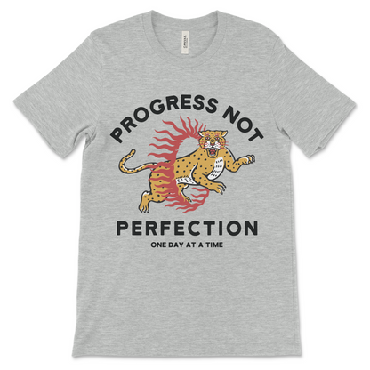 Sobriety apparel recovery shirt progress not perfection AA NA