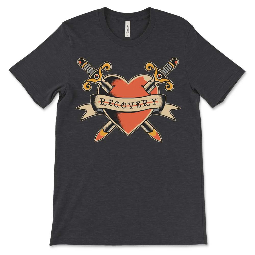 Recovery Tattoo | Recovery Graphic Tee - Image 2