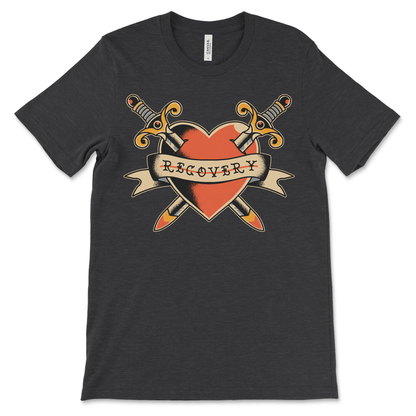 Recovery Tattoo | Recovery Graphic Tee - Image 2