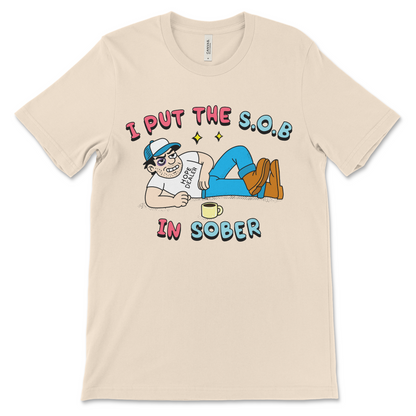 funny NA shirt or funny AA shirt with dark humor, sober apparel for recovery
