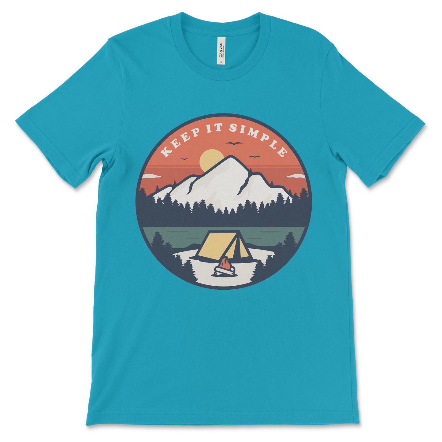 Sobriety shirt with outdoor design, AA and NA apparel for recovery groups and everyday wear
