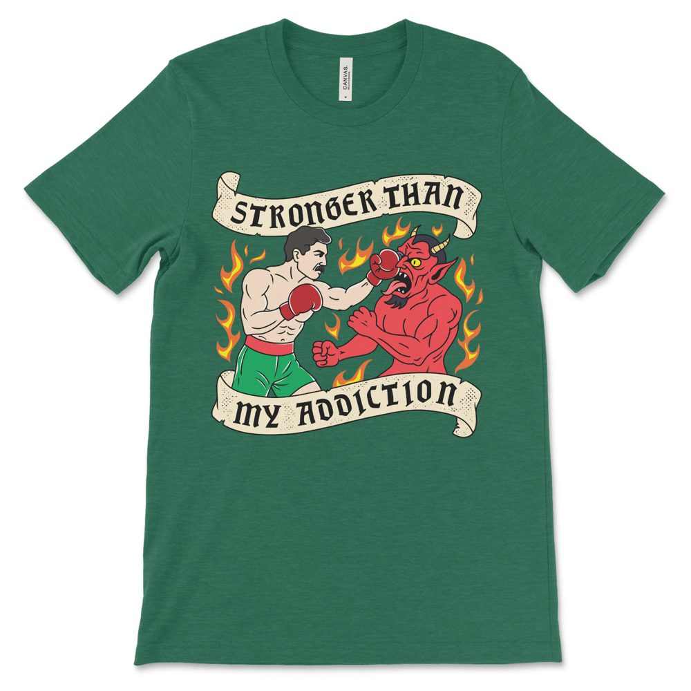 Sobriety shirt for sober anniversaries and clean time celebrations, recovery clothing