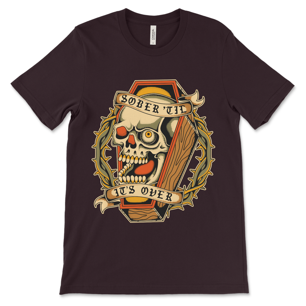Addiction recovery clothing edgy sobriety shirt funny sober gift