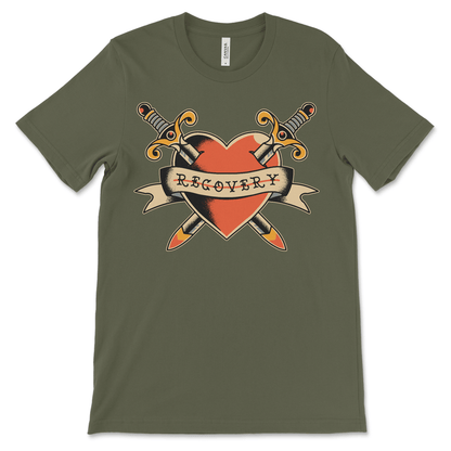 Recovery Tattoo | Recovery Graphic Tee - Image 5