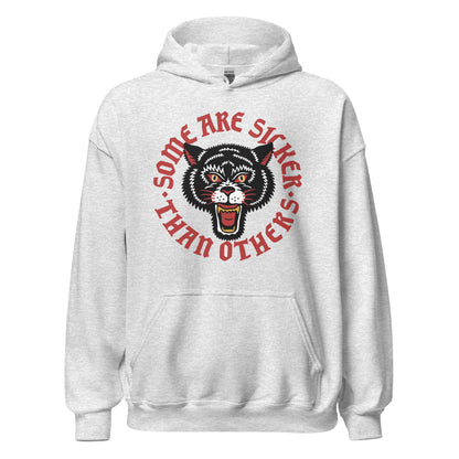 Sobriety sweatshirt featuring Some Are Sicker Than Others design, recovery apparel for addiction programs
