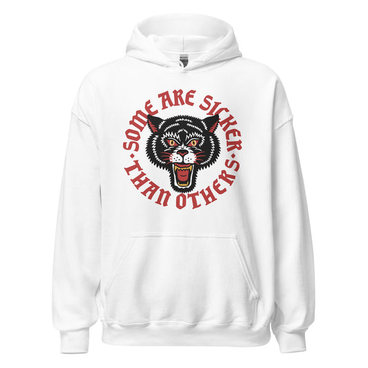 Some Are Sicker Than Others recovery hoodie, AA and NA sobriety sweatshirt with 12-step slogan
