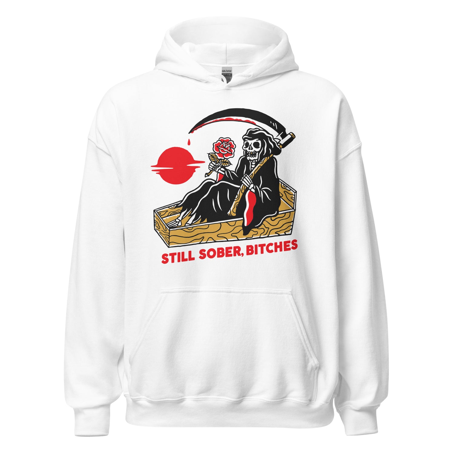 Still Sober Bitches hoodie, funny AA hoodie with recovery humor
