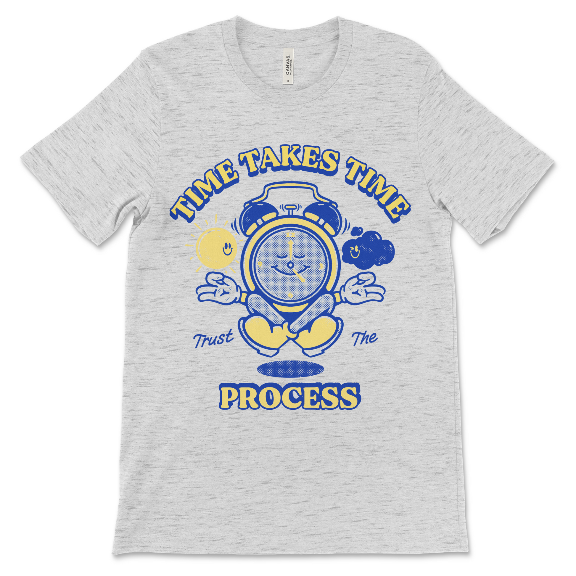 Addiction recovery clothing with Trust the Process slogan, AA and NA shirt for clean living support
