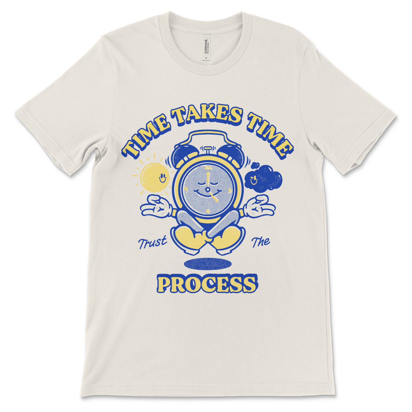 Narcotics Anonymous shirt featuring Trust the Process design, recovery apparel for people in sobriety
